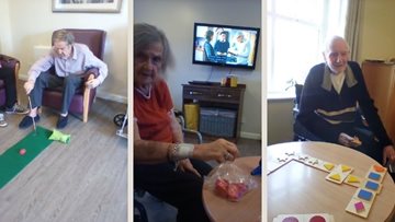 Harefield Residents test out new games